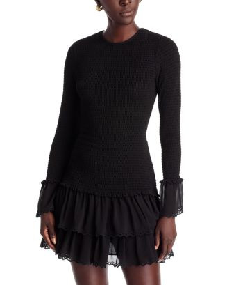 Smocked Mini Dress | Bloomingdale's (US)