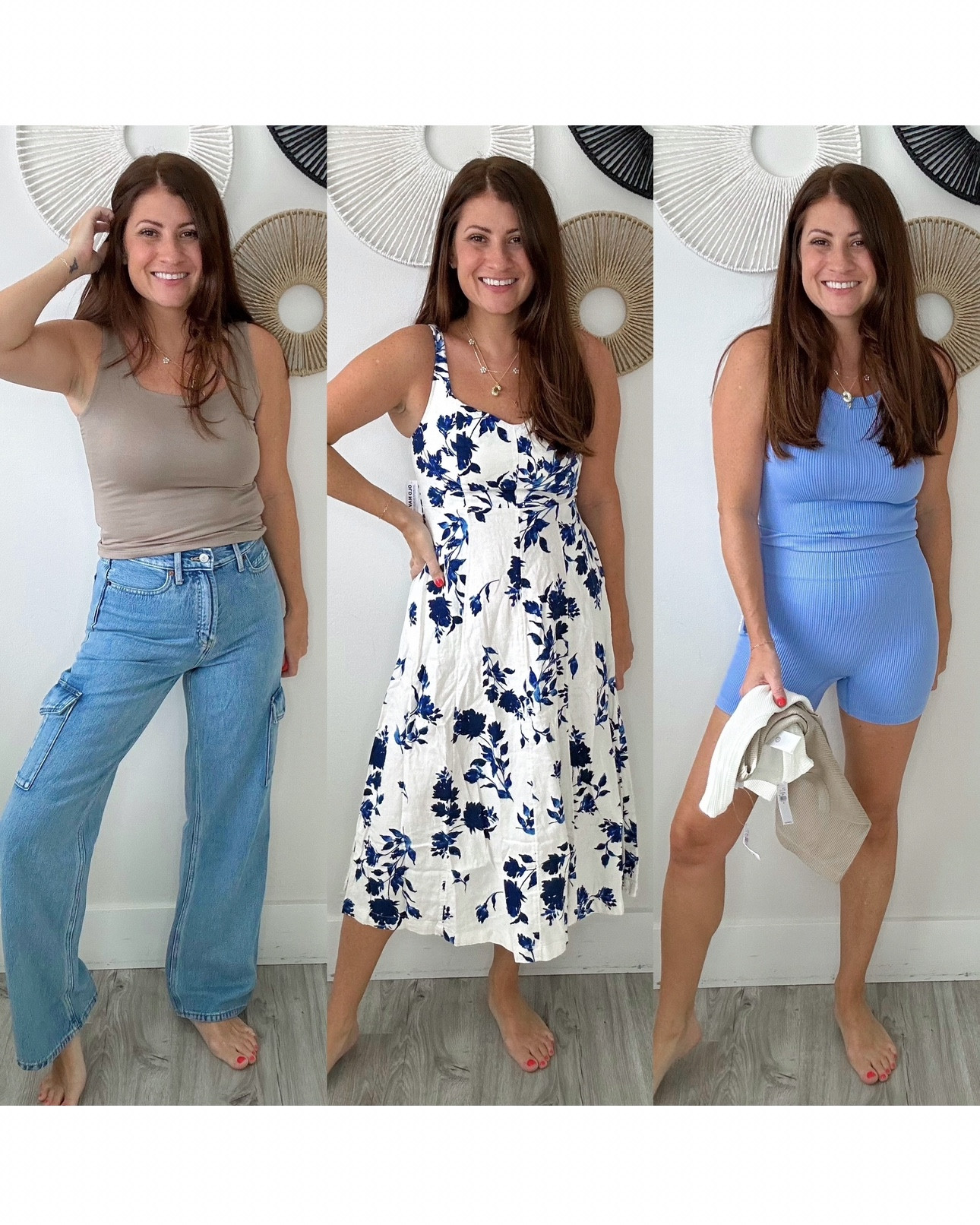 Old Navy Recent Order ✨ Sharing my recent @oldnavy order! 

Follow me for more affordable fashion and Old Navy finds! 

Wearing:
Jeans- size 2
Double layered tanks- small
Ribbed tank- medium 
Ribbed shorts- medium 
Dres- small but need a medium 

#LTKFindsUnder50 #LTKOver40 #LTKStyleTip