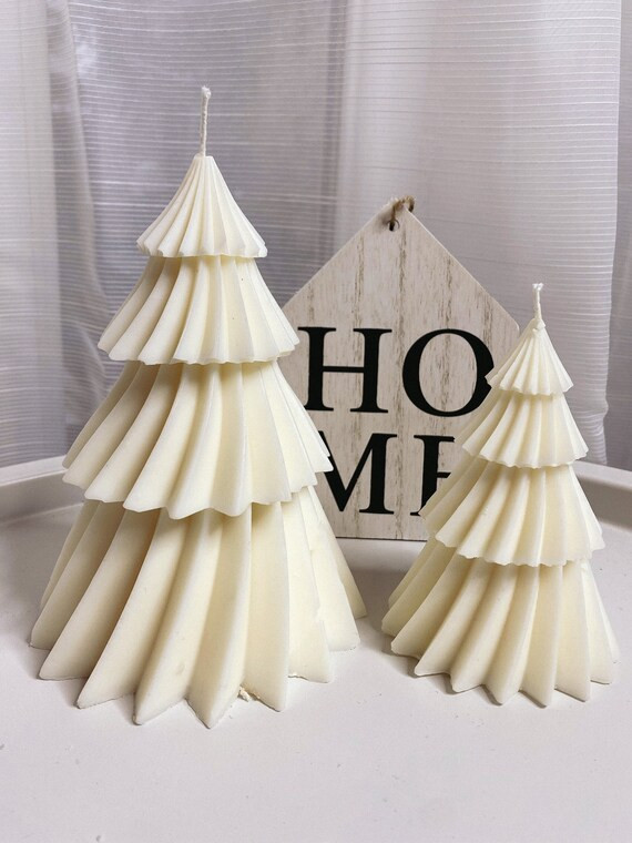 Christmas Tree Candle  Made of Soy Wax  Home Decor  Winter - Etsy | Etsy (US)