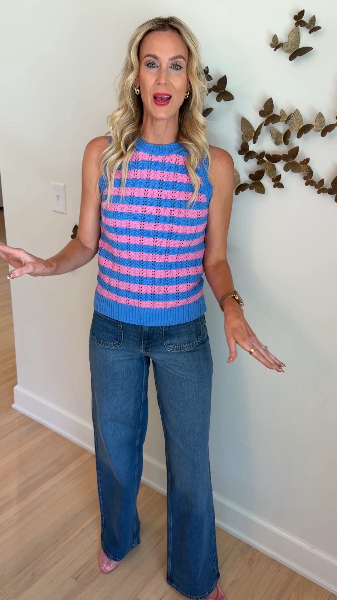 @Walmart outfit idea! The best Walmart jeans!