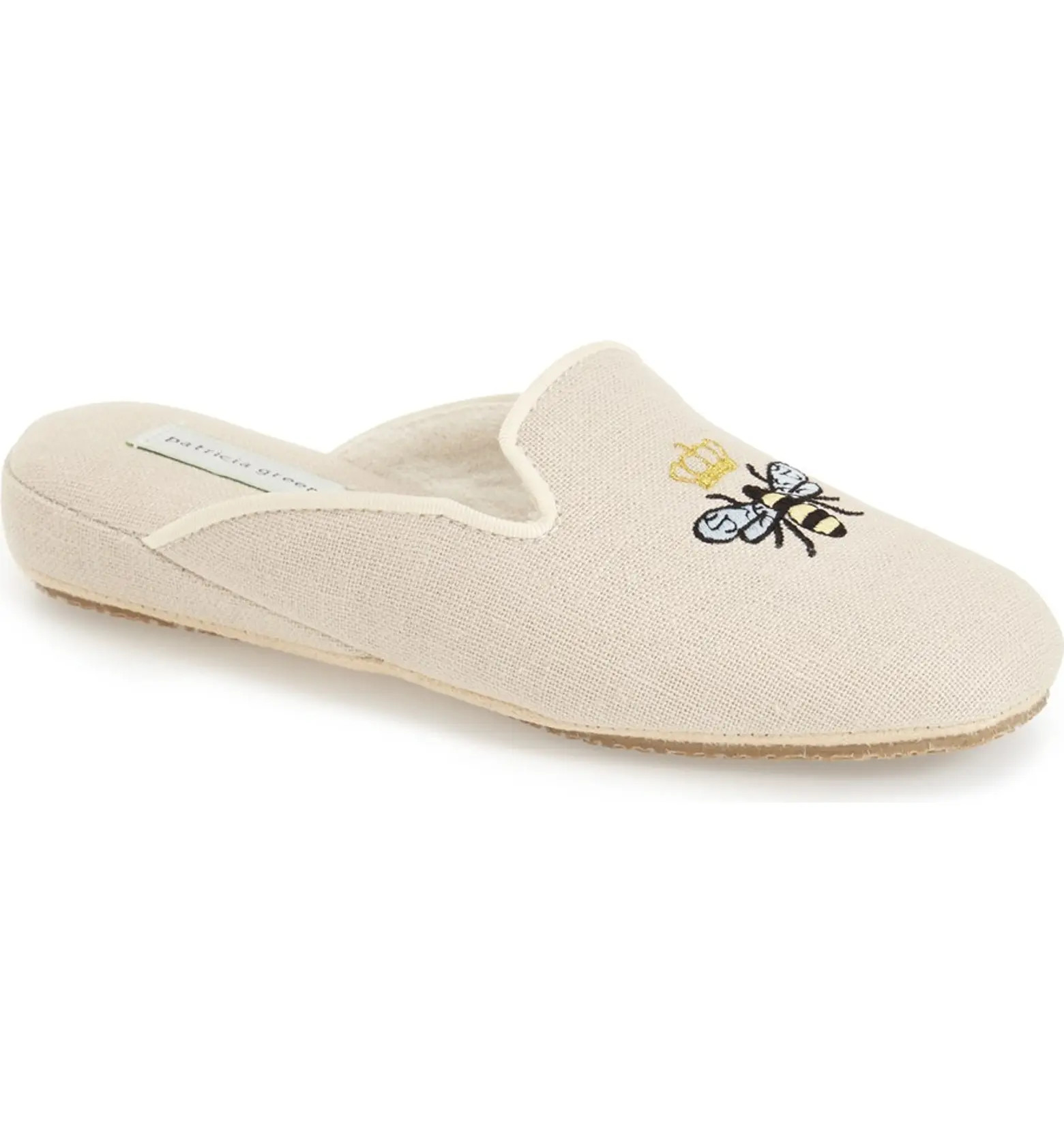 'Queen Bee' Embroidered Slipper | Nordstrom