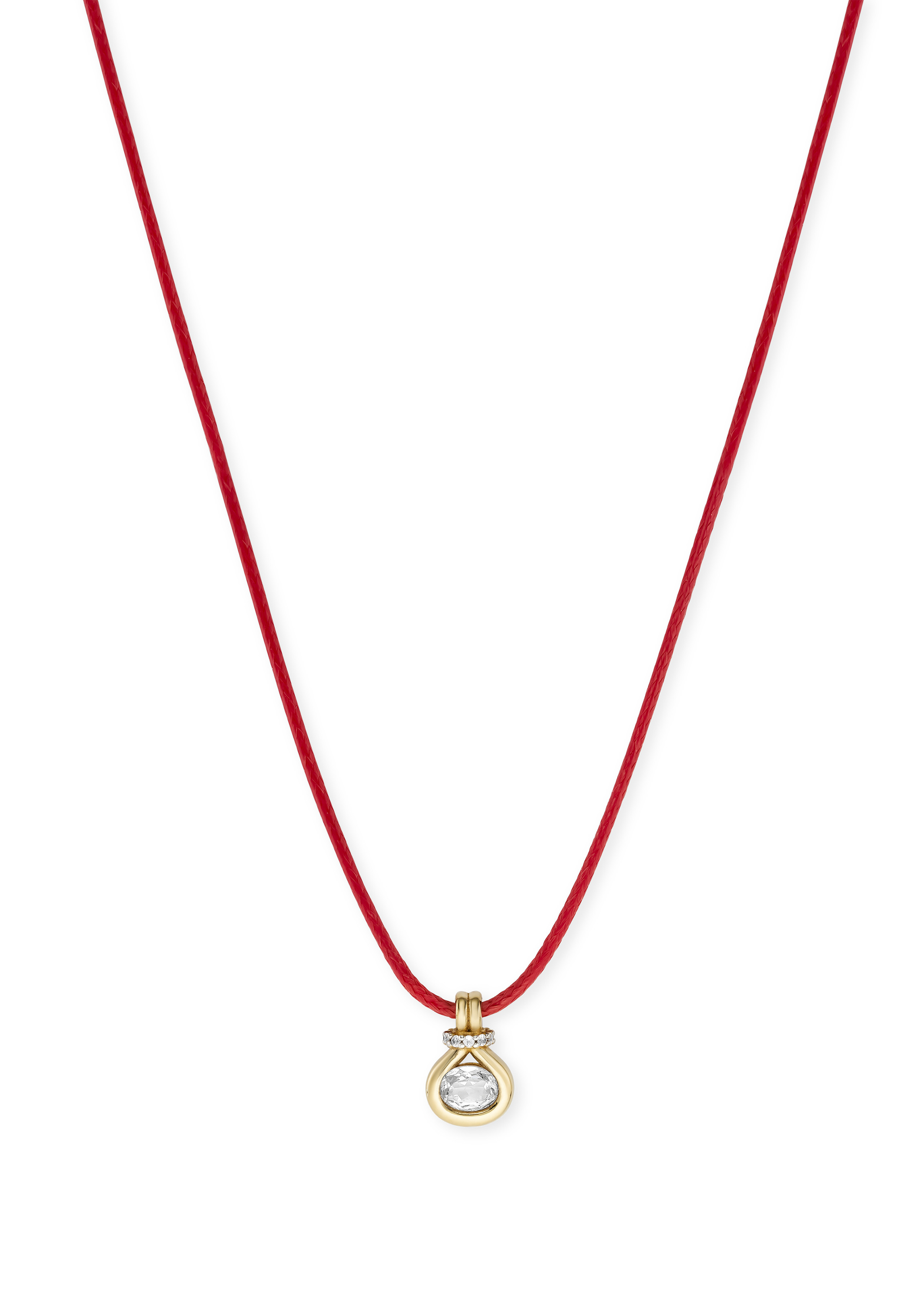 Felicity 18kt gold-plated cord necklace | Harvey Nichols