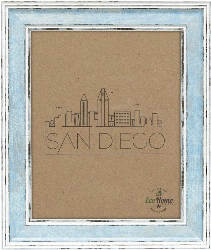 5x7 Picture Frame Distressed Blue - Mount Desktop Display, Frames by EcoHome | Amazon (US)