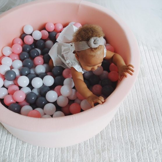 Balu Organics Large Premium Ball Pit with 400 Balls – Pink | The Tot
