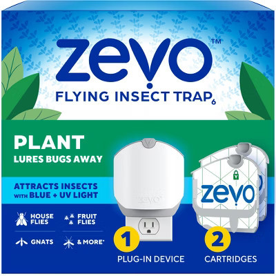 Zevo Plant Starter Kit For Indoor Plants 1Device + 2 Refills | Target