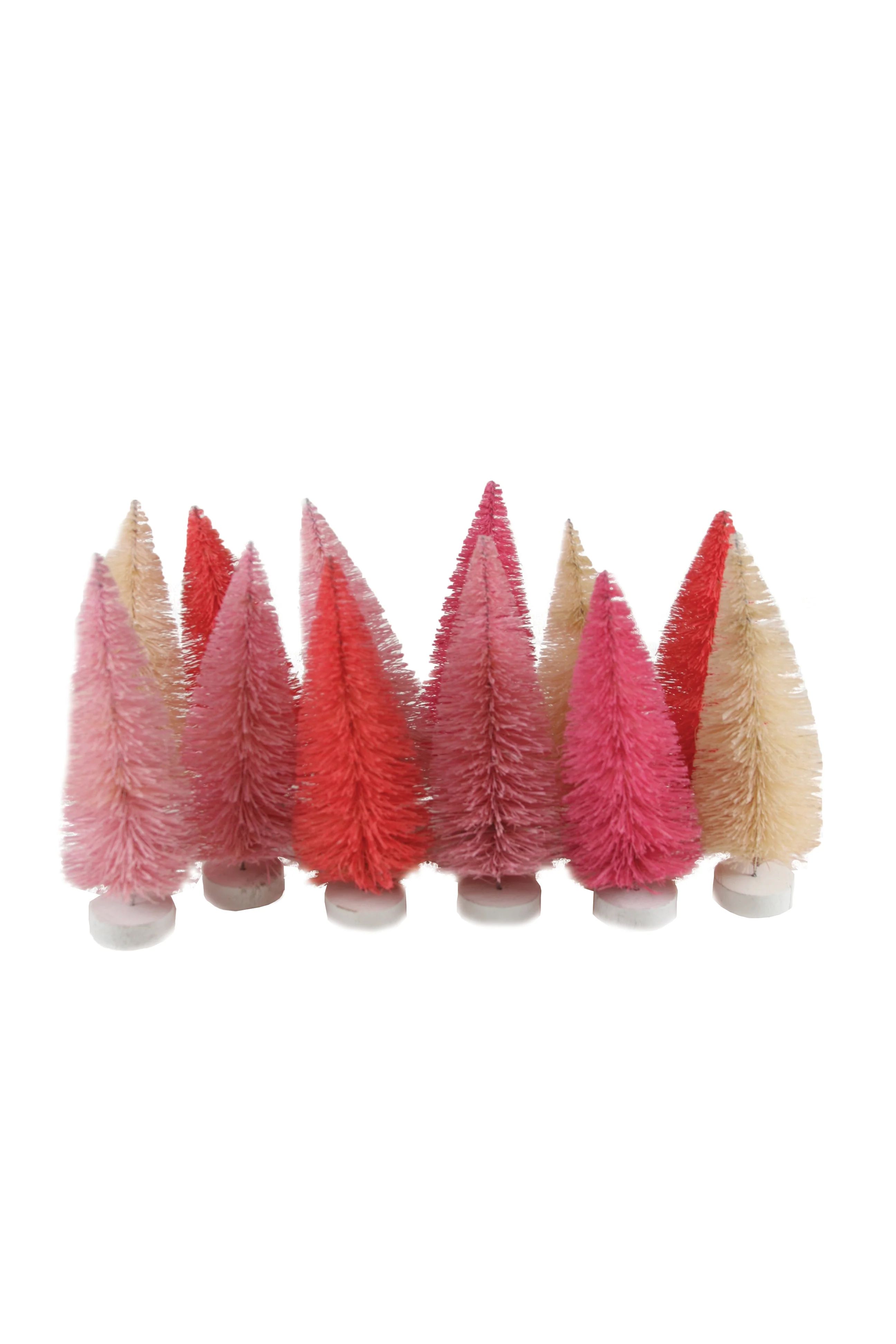 Hue Trees in Pink (Set of 12) Holiday Decor | Burke Decor