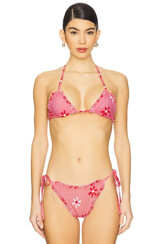 MORE TO COME Lolita Bikini Top in Red from Revolve.com | Revolve Clothing (Global)