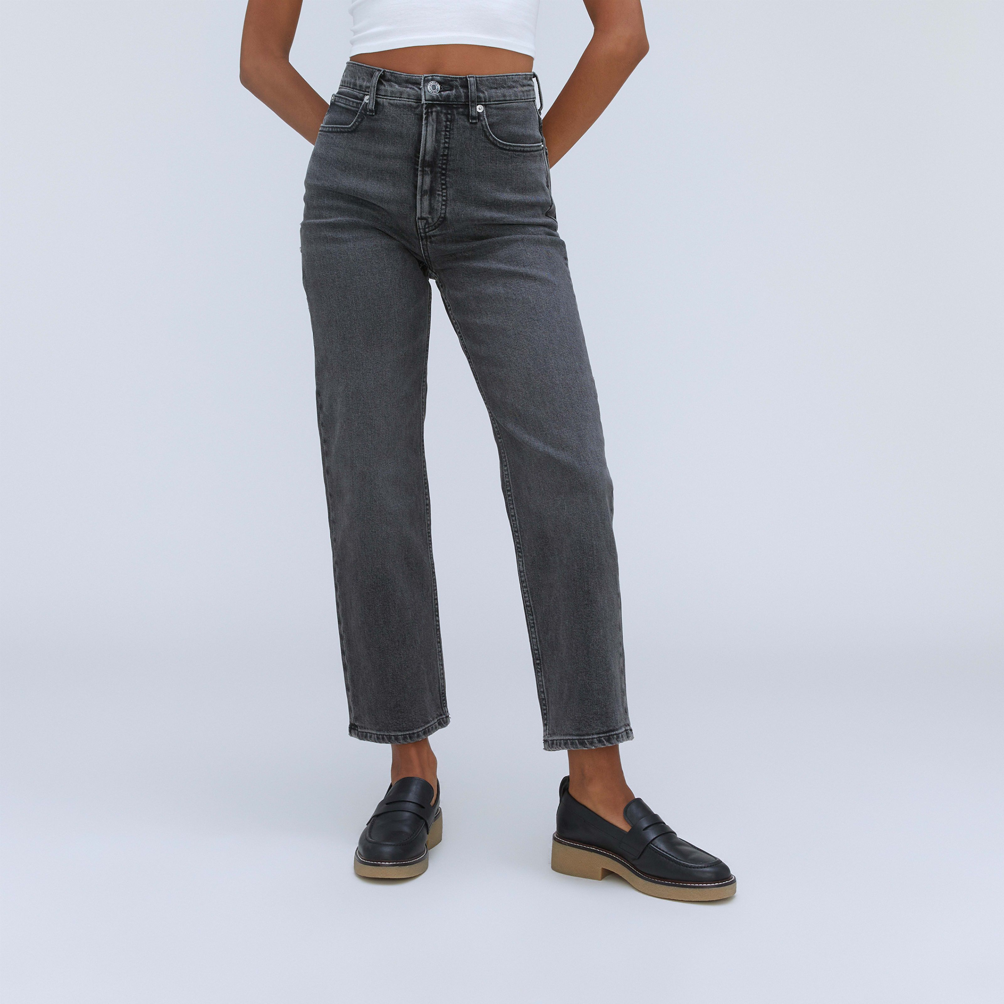 Women's Way-HighÂ® Jean by Everlane in Washed Black, Size 23 | Everlane