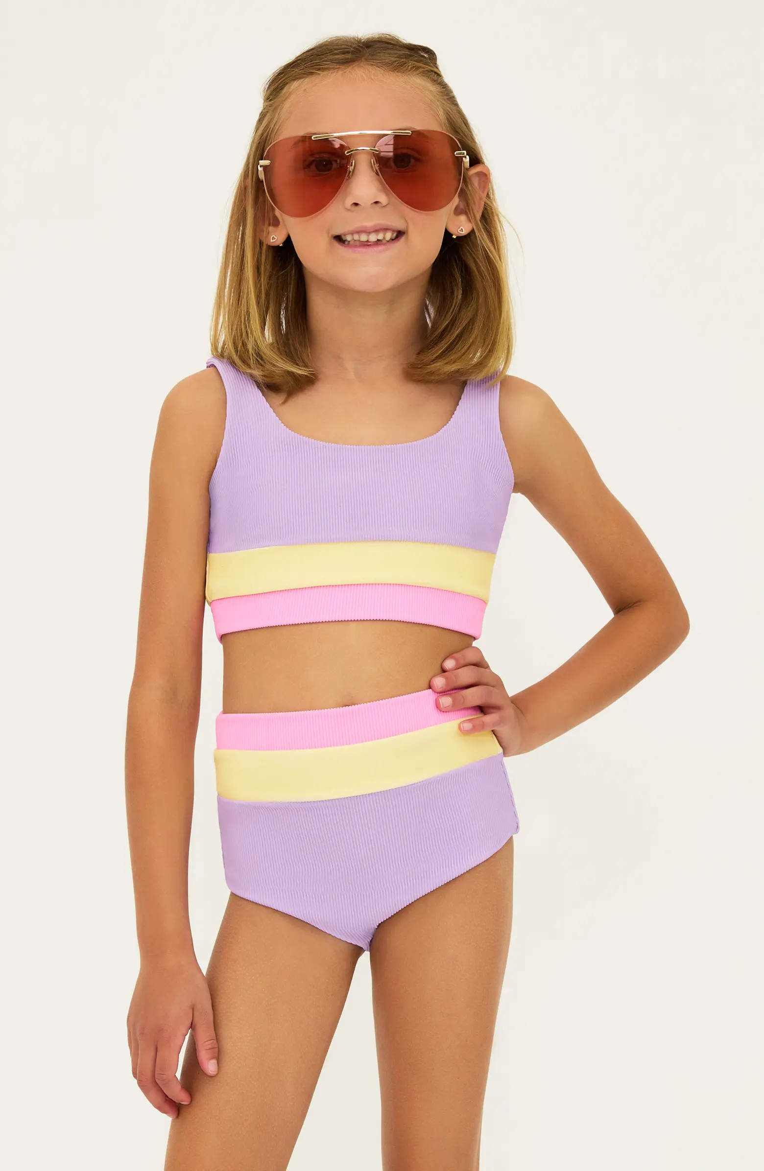 Kids' Little Mackenzie & Heidi Two-Piece Swimsuit | Nordstrom