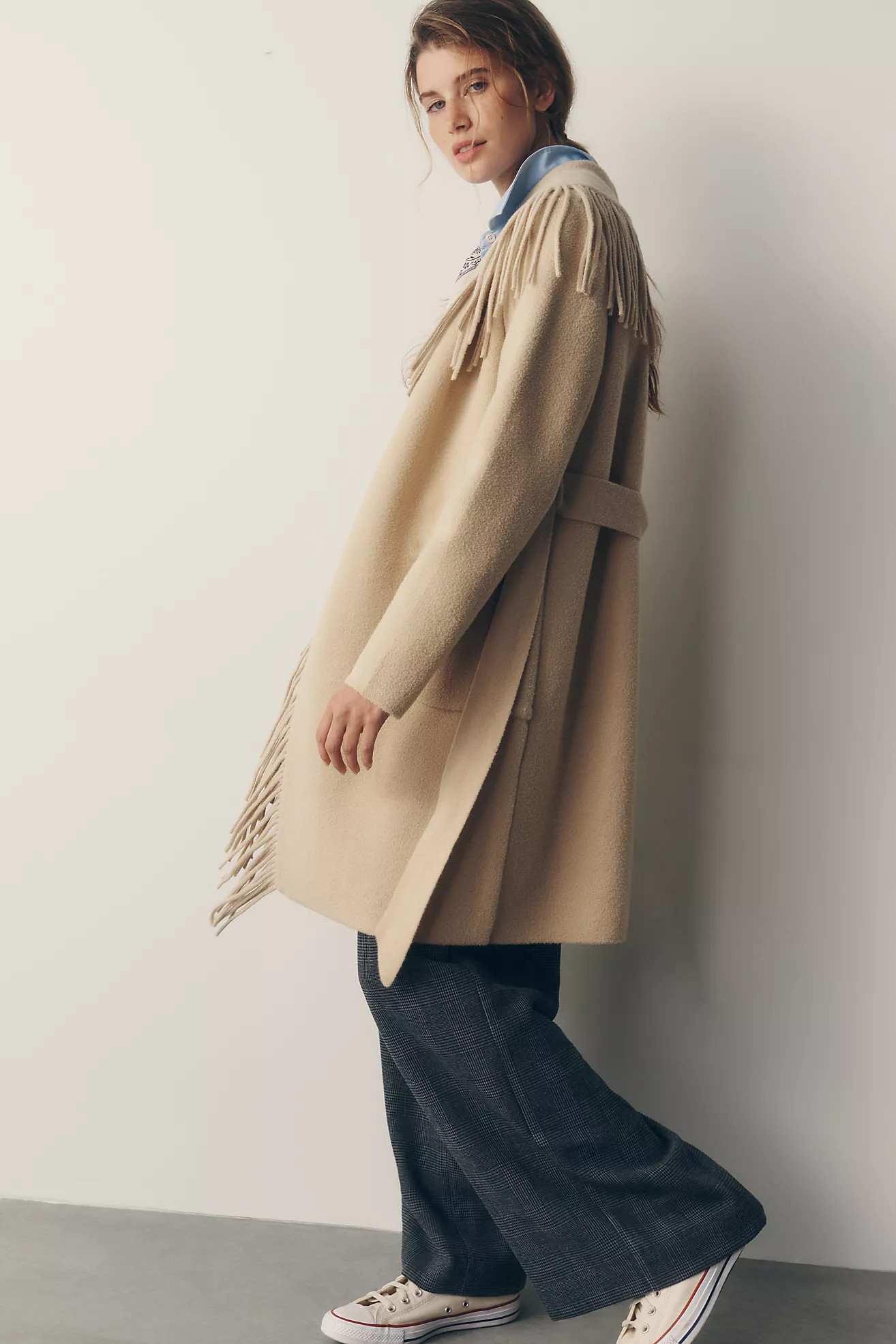 NVLT Eyelash Wrap Coatigan Sweater | Anthropologie (US)