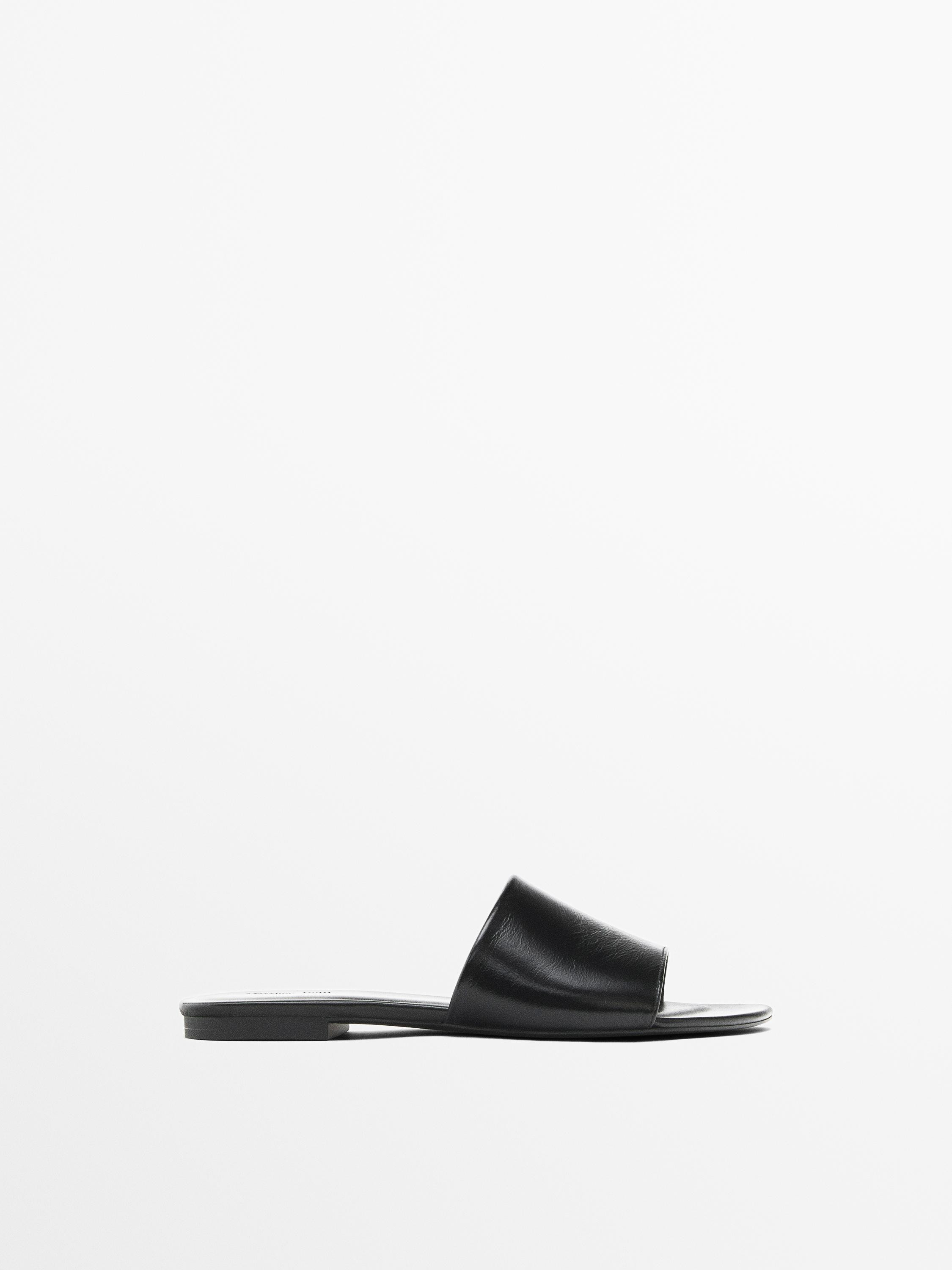 Sandalette aus Leder | Massimo Dutti DE