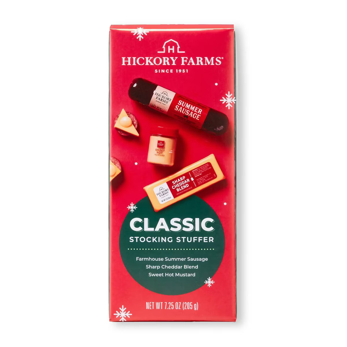 Hickory Farms Christmas Gift Set Classic Stocking Stuffer - 7.25oz | Target
