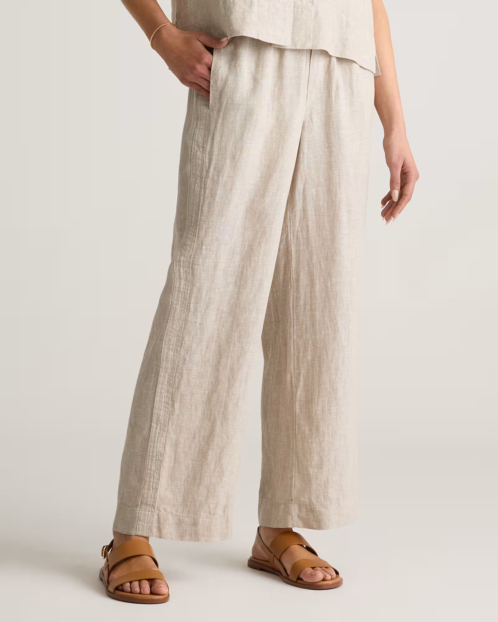 100% European Linen Wide Leg Pants | Quince