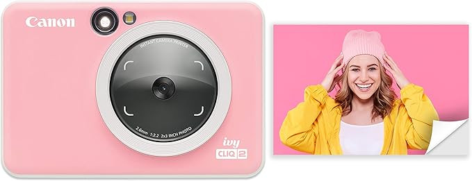 Amazon.com: Canon IVY CLIQ 2 Instant Camera Printer, Mini Photo Printer, Petal Pink (Matte) : Eve... | Amazon (US)