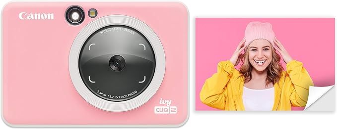 Amazon.com: Canon IVY CLIQ 2 Instant Camera Printer, Mini Photo Printer, Petal Pink (Matte) : Eve... | Amazon (US)