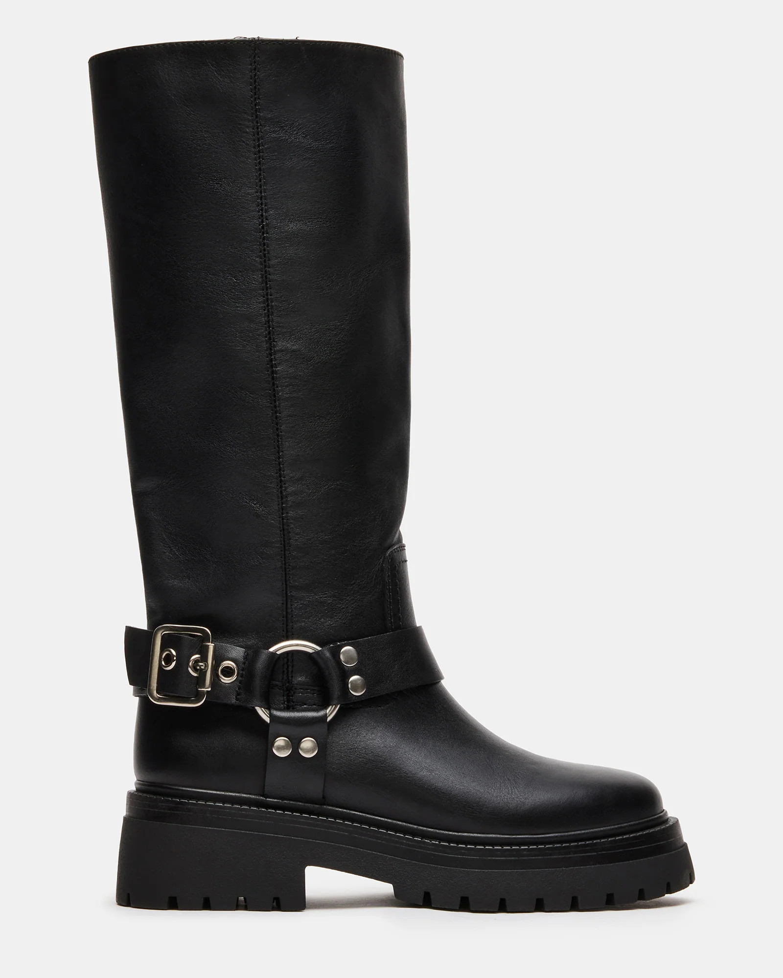 EVEREST BLACK LEATHER | Steve Madden (US)