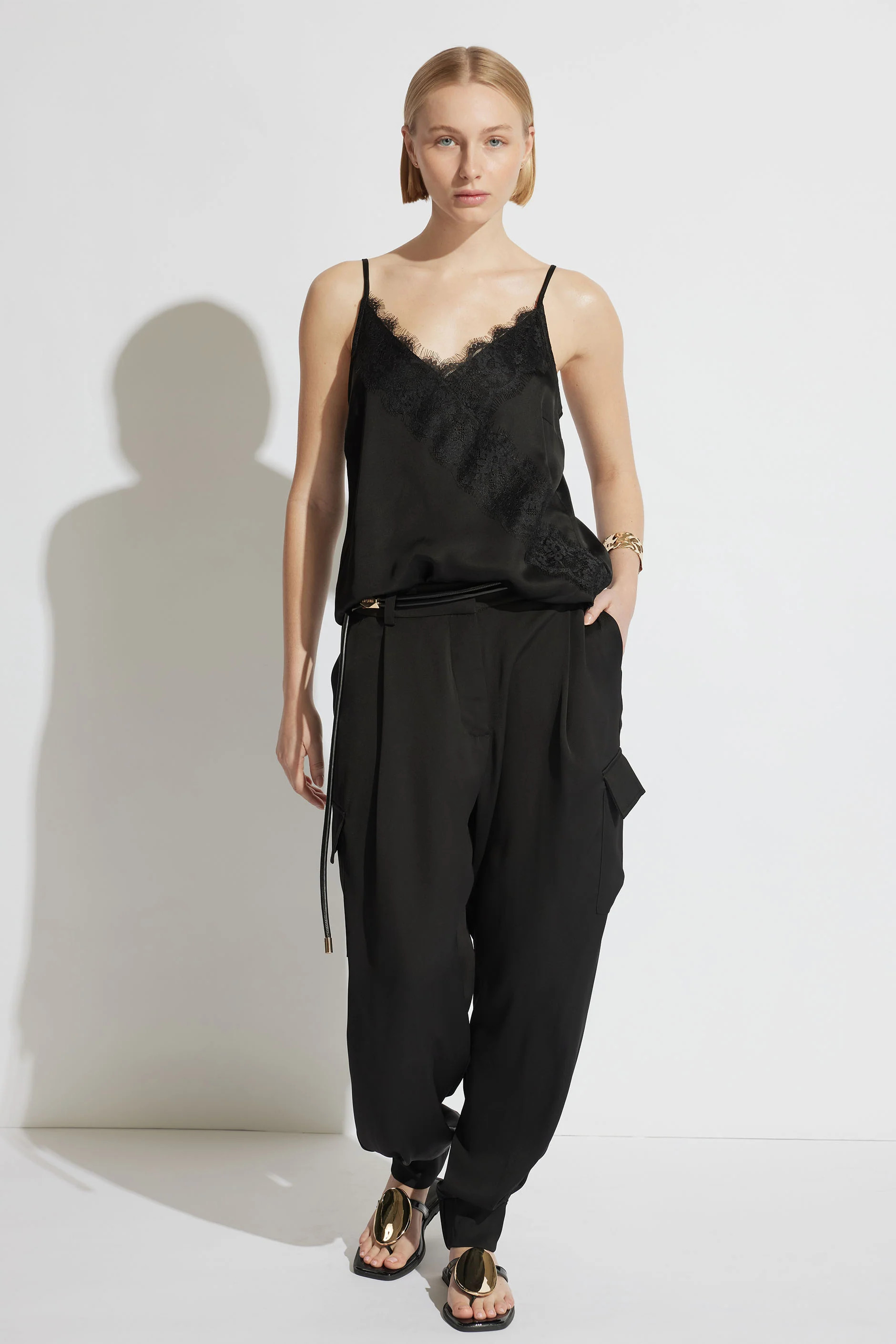 Bella Lace Cami - Black | DECJUBA | DECJUBA