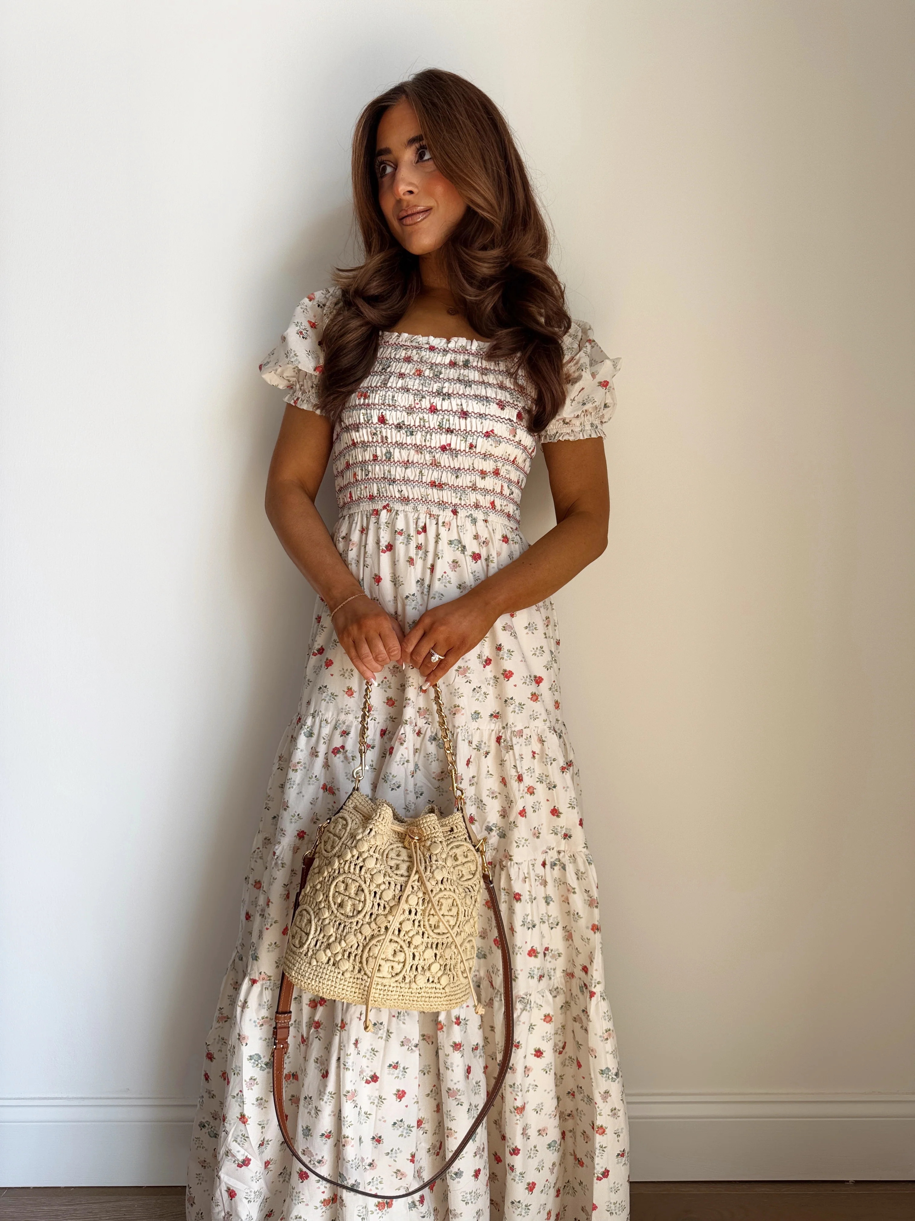 ROSE BOUQUET PRINT MAXI DRESS | Shop Your Darling Style