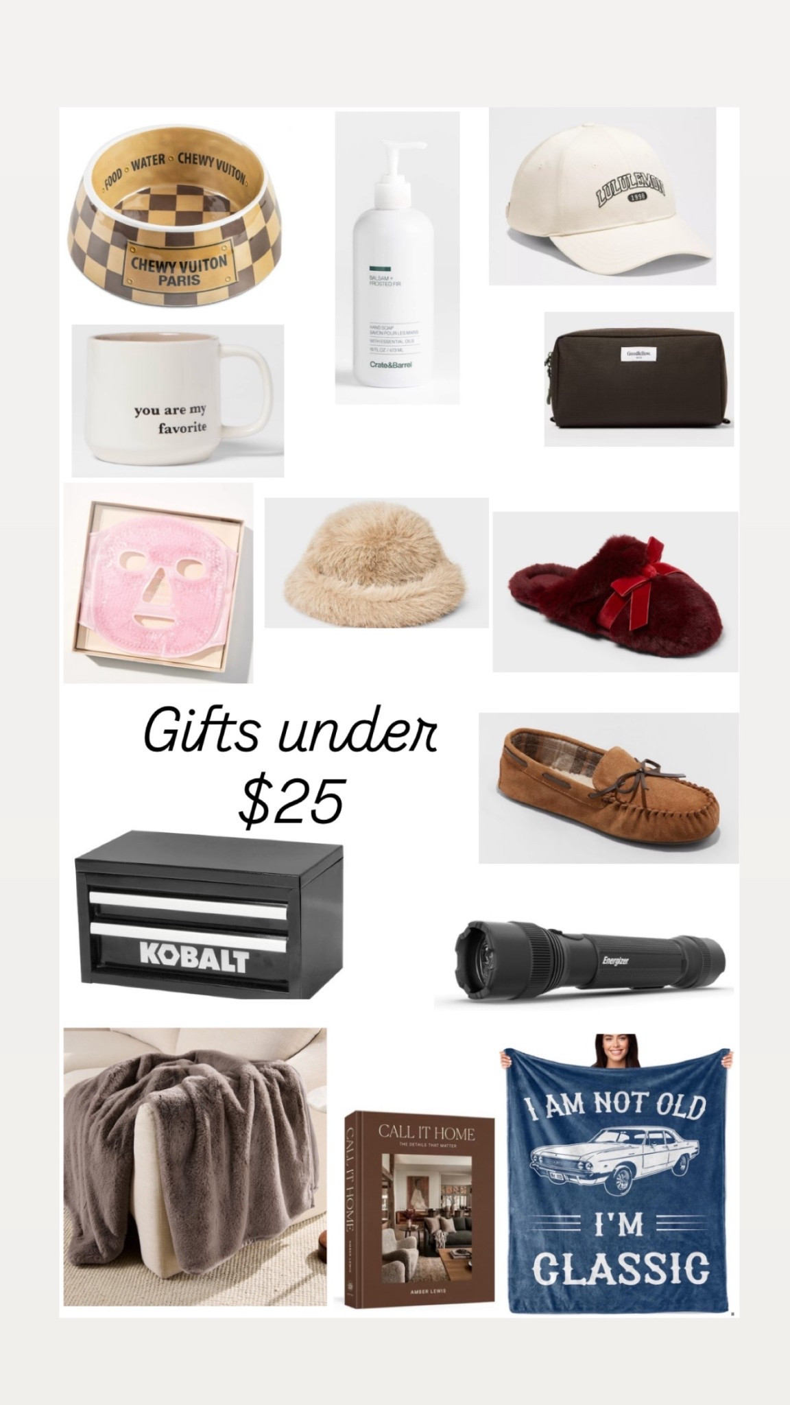 Gifts under $25! 

#LTKSaleAlert #LTKHoliday #LTKGiftGuide