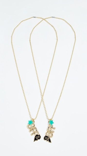 Kid's Gunner & Lux BFF Necklace | Shopbop