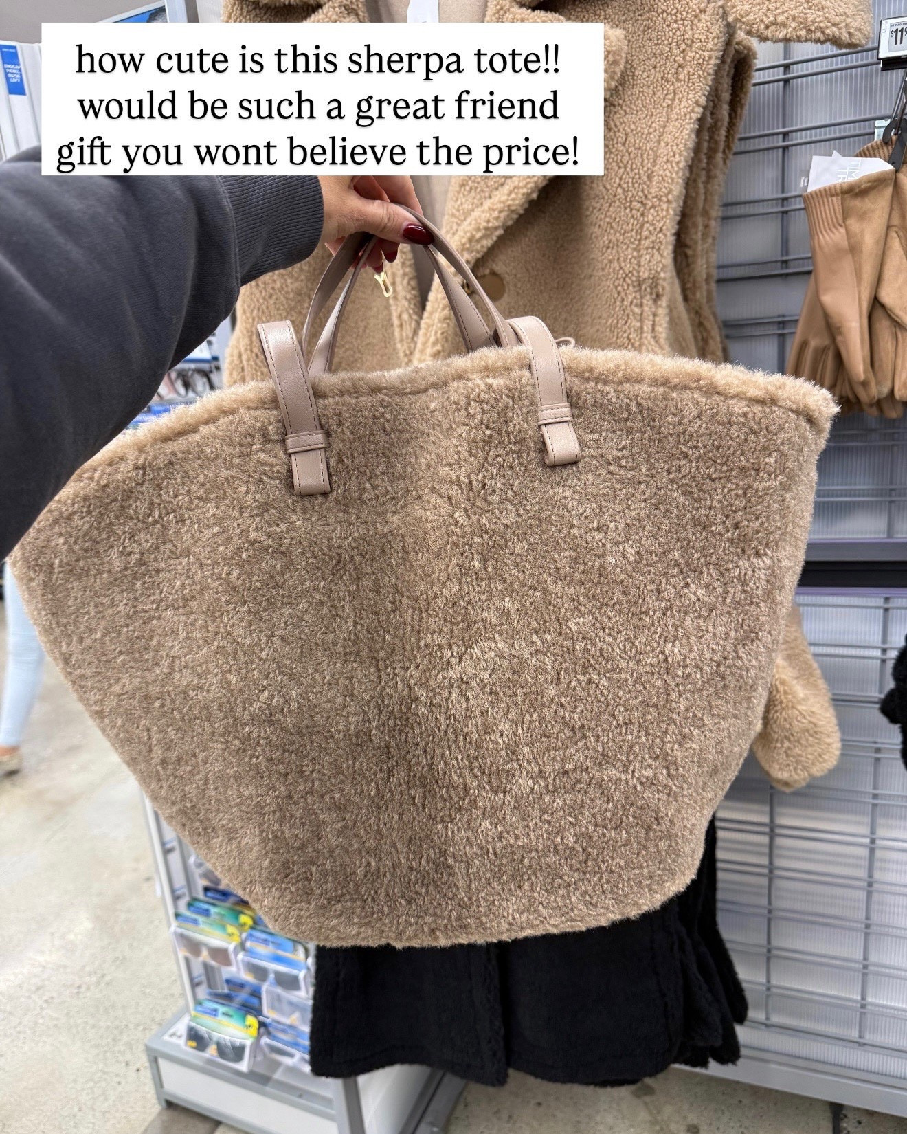 Cute Sherpa tote under $40!! Would be a great last minute gift for her ✨

Sherpa bag, travel bag, fuzzy tote, Walmart finds, Walmart fashion, gift for her, teen girl gift @walmart @walmartfashion

#LTKFindsUnder50 #LTKSeasonal #LTKGiftGuide