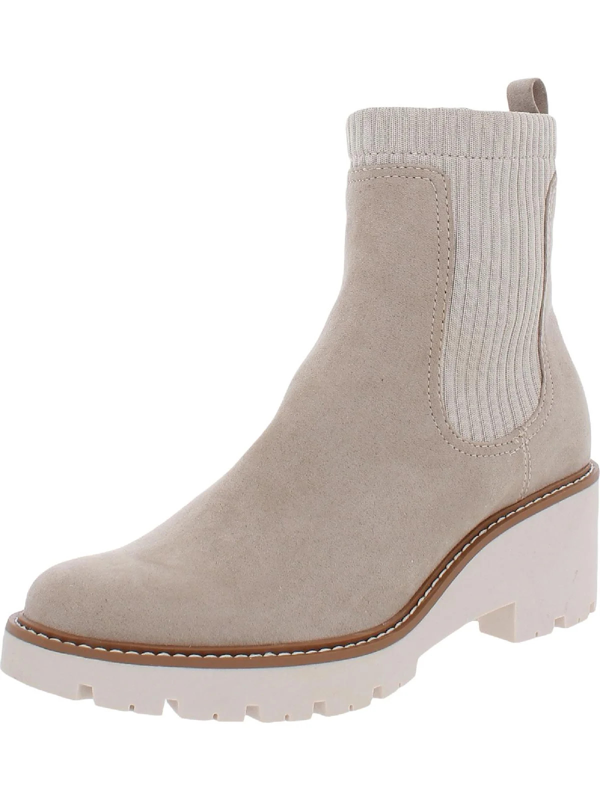 Steve Madden Womens Gus Faux Suede Laceless Chelsea Boots - Walmart.com | Walmart (US)
