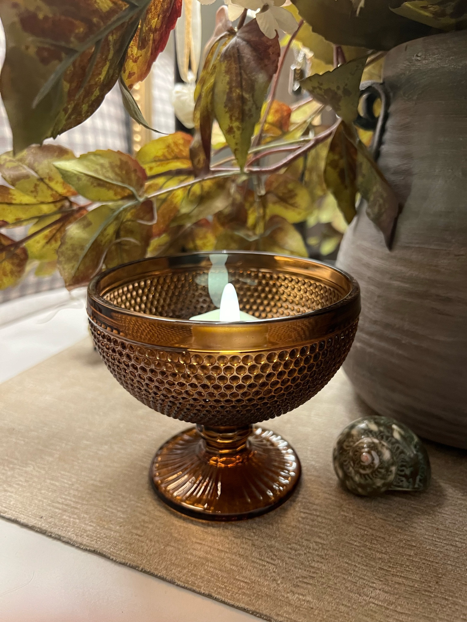 Fall ambiance for the win. 

#LTKHome #LTKFallSale #LTKSeasonal