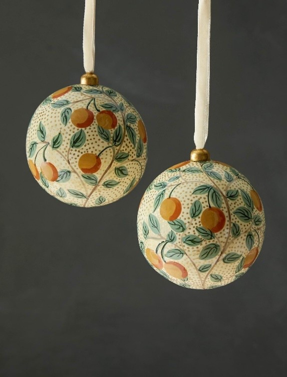 Set of 2 Handpainted Ornaments 

#LTKStyleTip #LTKHome #LTKHoliday