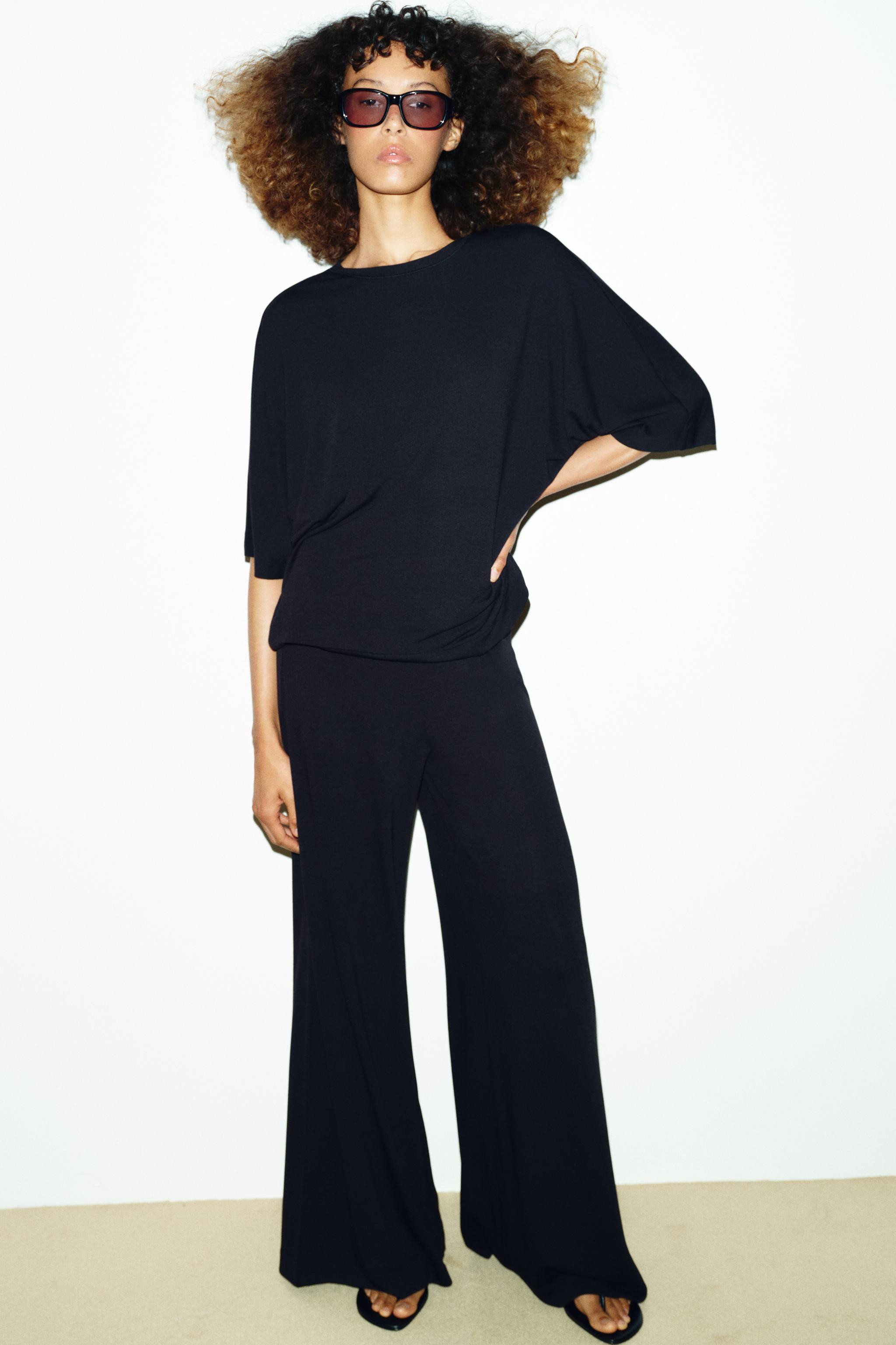 FLOWY OVERSIZED T-SHIRT | Zara US