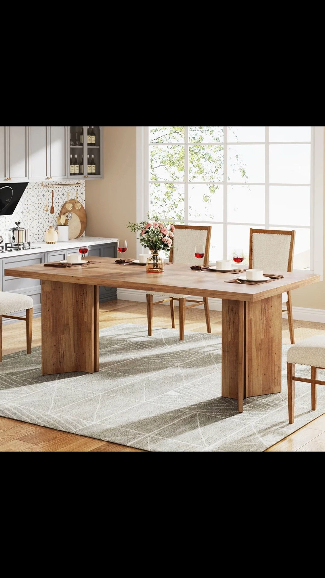 Rahn 63'' W. 6 Person Dining Table