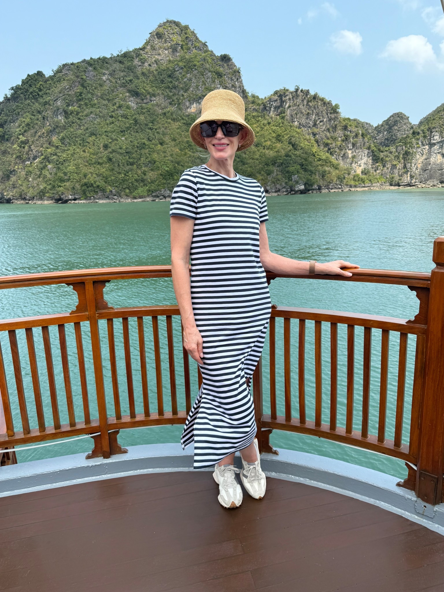 Wearing this dress all through Asia! Love a stripe moment!

#LTKootd #LTKOver40 #LTKTravel