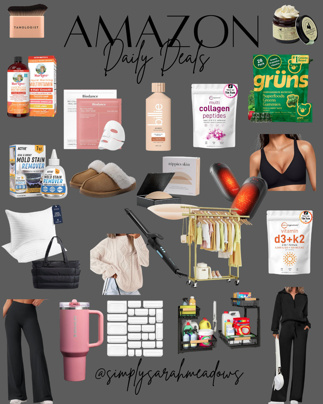 Amazon Daily Deals. These supplements are a staple in my house. The leggings are so soft and come in different lengths.  

 #LTKHome #LTKSaleAlert #LTKBeauty