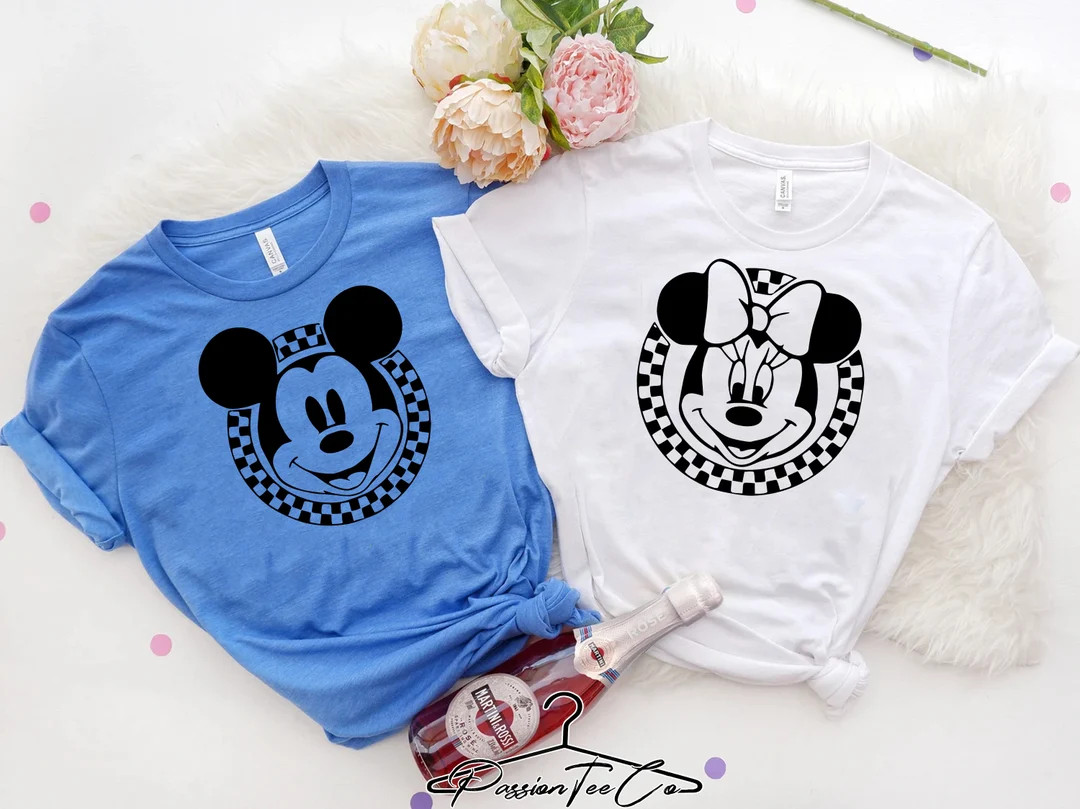 Disney Family Shirts, Mickey Checkered Shirt, Disneyworld Group Shirts, Minnie Mouse Tees, Goofy ... | Etsy (US)