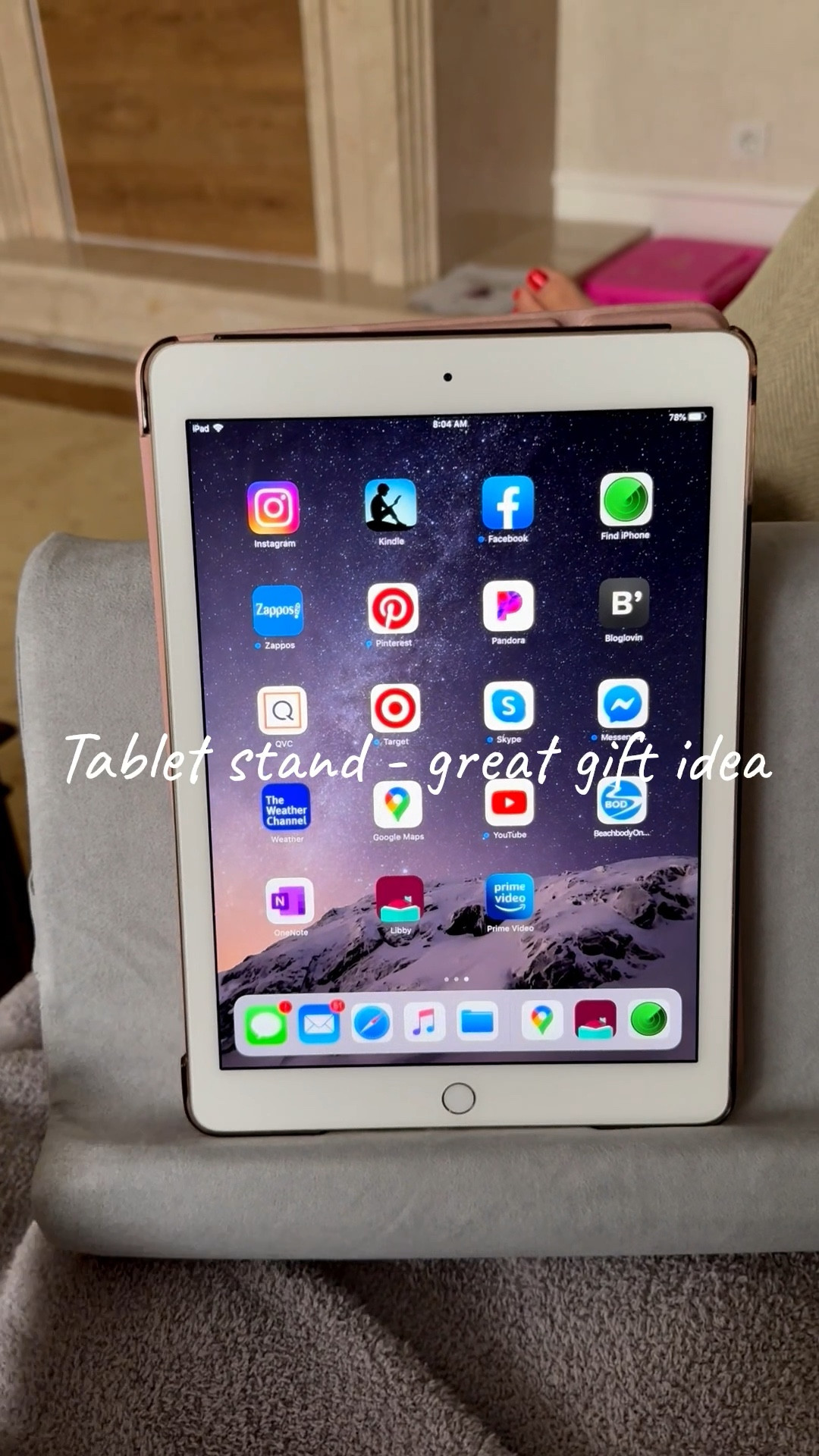 This tablet stand makes a great gift idea - props up your tablet and phone, making it much more comfortable 

#LTKHoliday #LTKFindsUnder50 #LTKGiftGuide