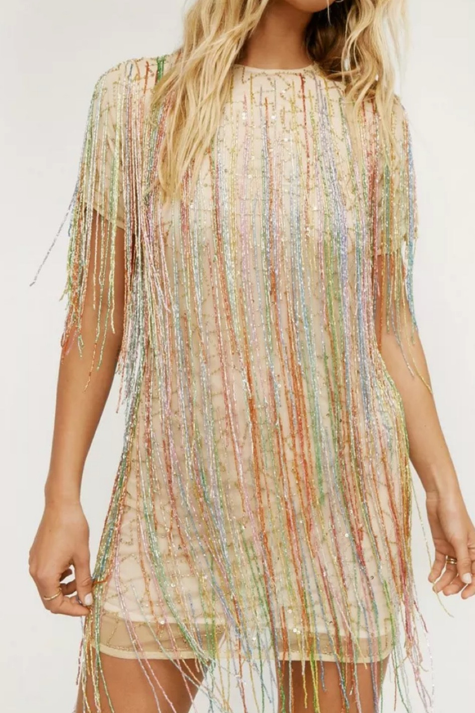 Rainbow beaded fringe dress, summer dress, party dress, birthday dress, Eras Tour, Taylor Swift dress idea

#LTKstyletip #LTKSeasonal #LTKFind