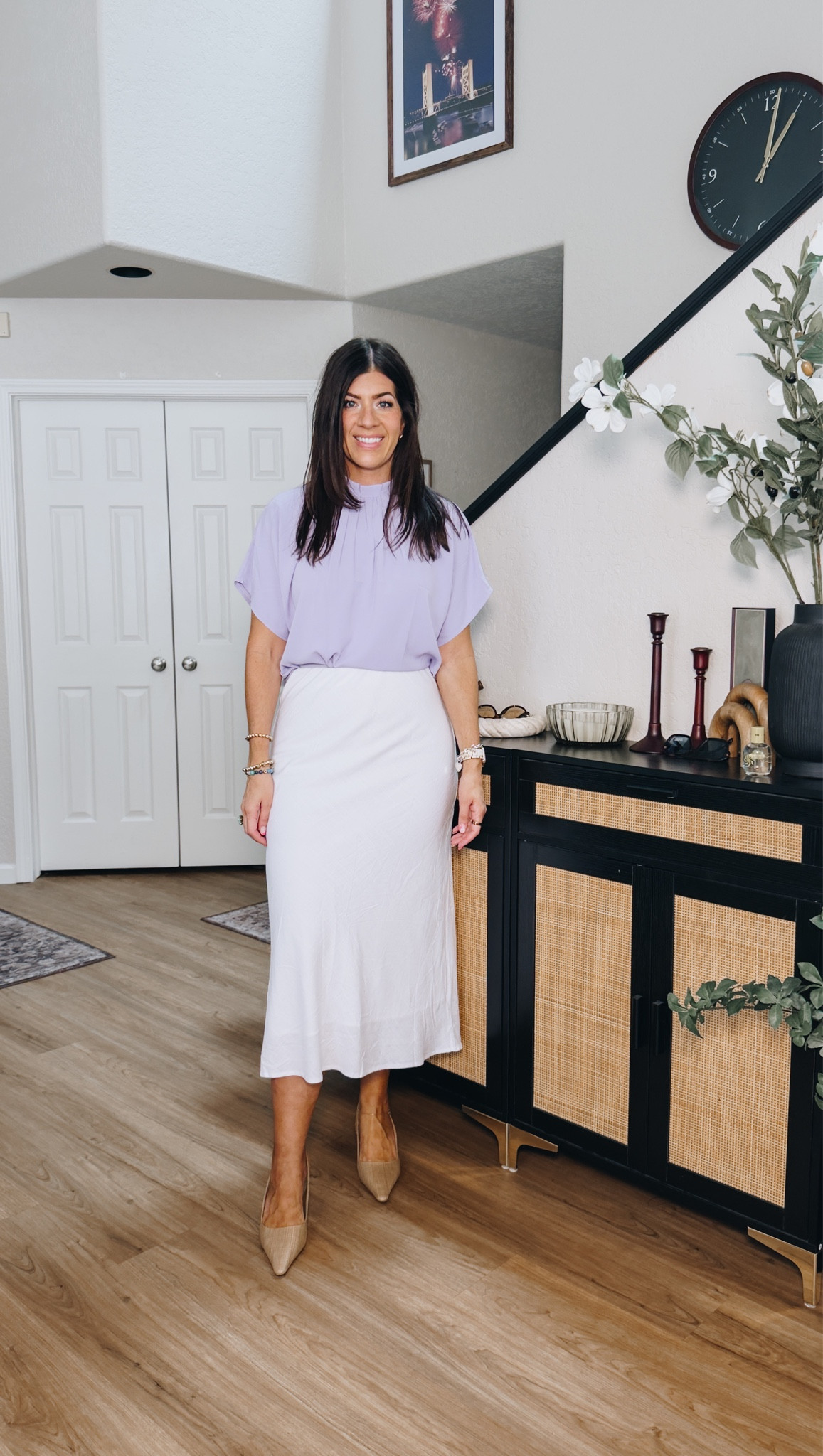 Workwear under $50
In a medium top and large linen skirt

#LTKMidsize #LTKTall #LTKWorkwear