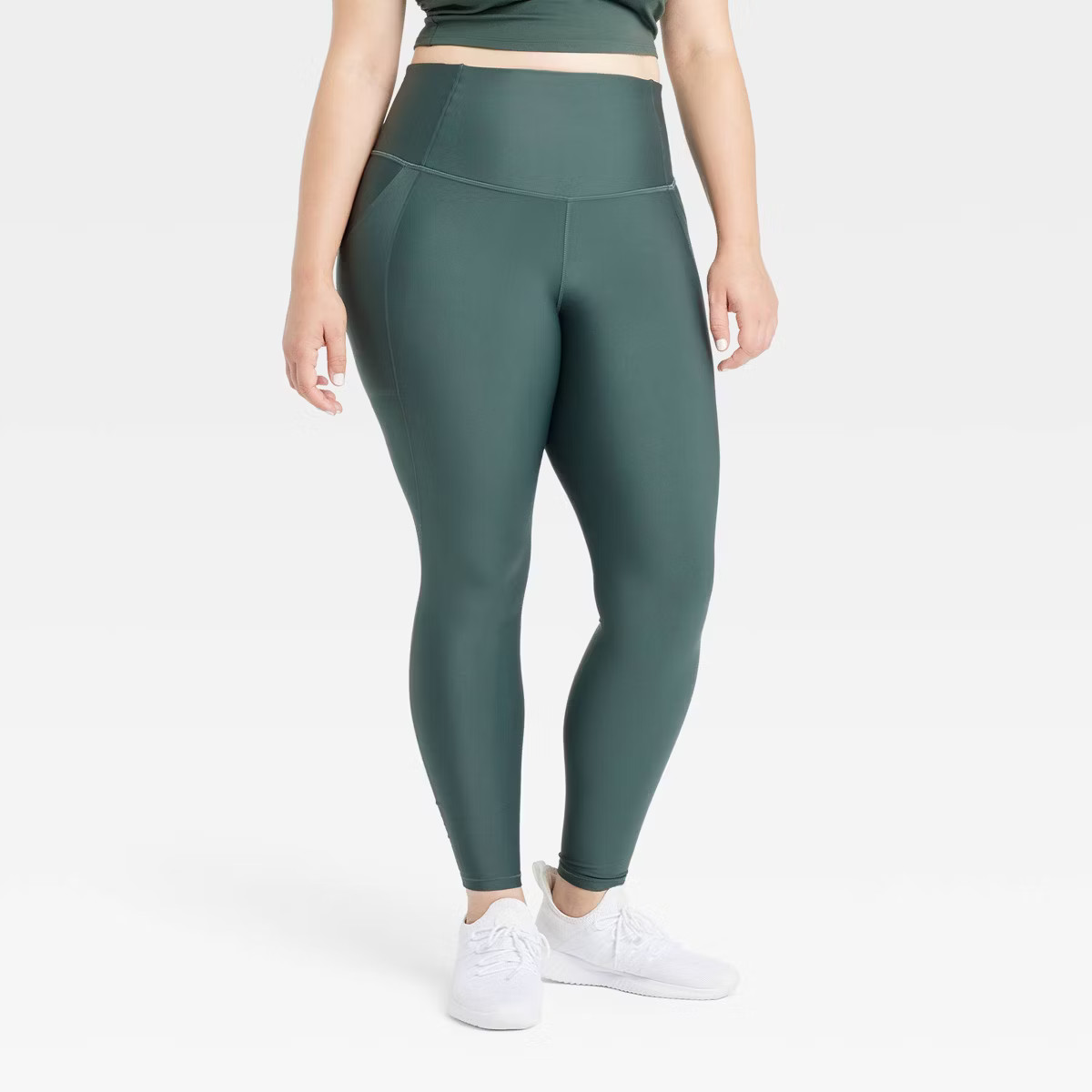Women's Effortless Support High-Rise Pocketed 7/8 Leggings - All In Motion™ | Target