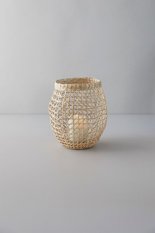 Seagrass Basket Lantern | Anthropologie (US)