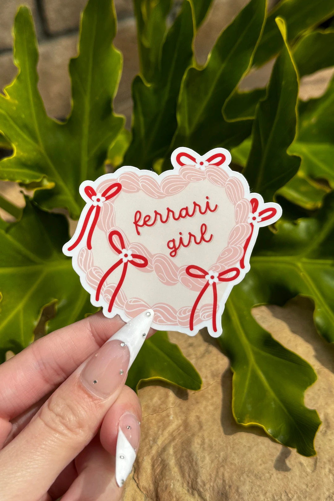 Ferrari Girl F1 Sticker F1 Cute Sticker Cute Sticker for Notebooks, Water Bottles, Laptops - Etsy | Etsy (US)