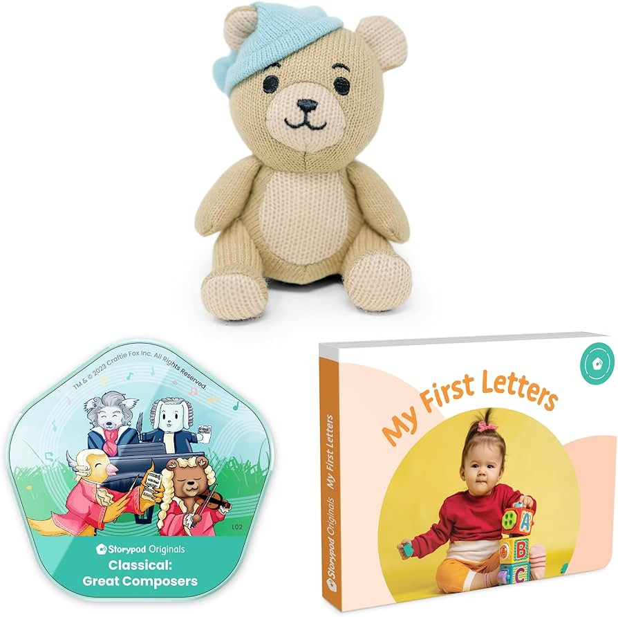 Storypod Letters & Calm Set for The Learning-First Audio Play System | Content for Ages 1 Year, 9 Months | SEL Audio Learning & Interactive Fun | Amazon (US)