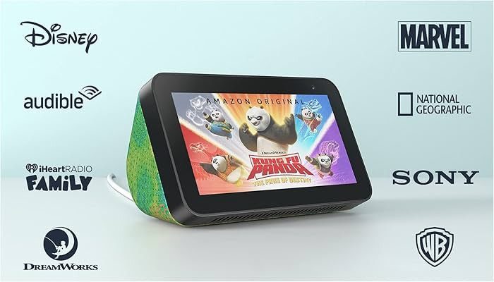 Echo Show 5 (2nd Gen) Kids | Designed for kids, with parental controls | Chameleon | Amazon (US)