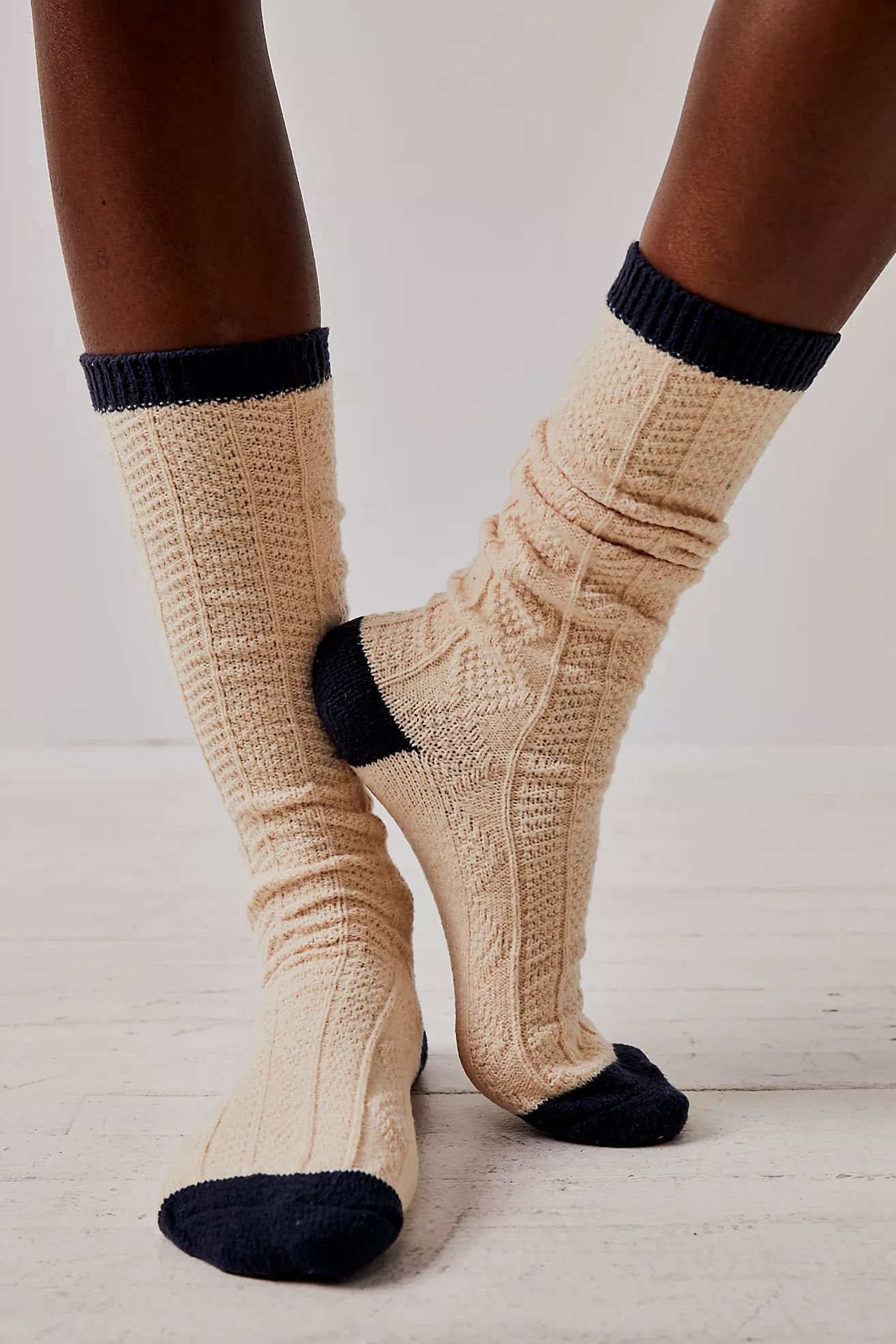 Drew Cable Slouchy Socks | Free People (Global - UK&FR Excluded)