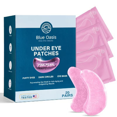 Under Eye Patches for Puffy Eyes and Dark Circles – Under Eye Masks Patch for Puffiness, 20 Pairs Brightening Pink Under Eye Mask Patches Puffy Eyes | Target