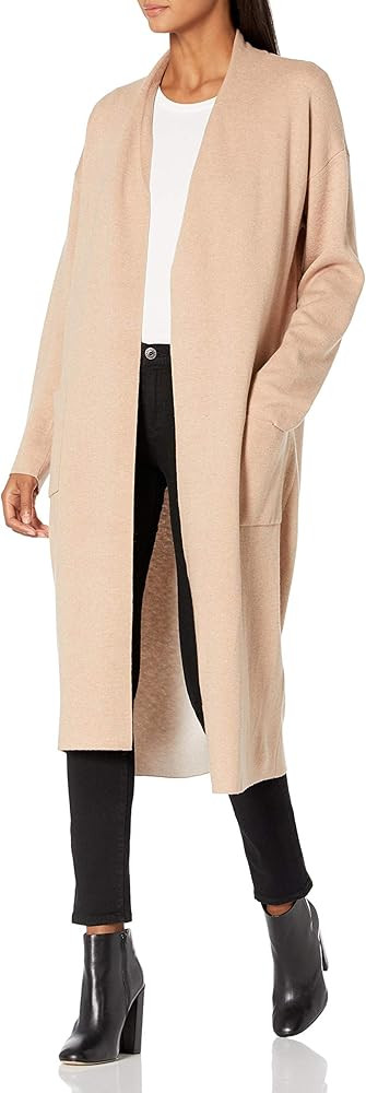 Cable Stitch Women's Double Faced Open Front Cardigan - Contrast Colors Long Sleeve Sweater Coat ... | Amazon (US)