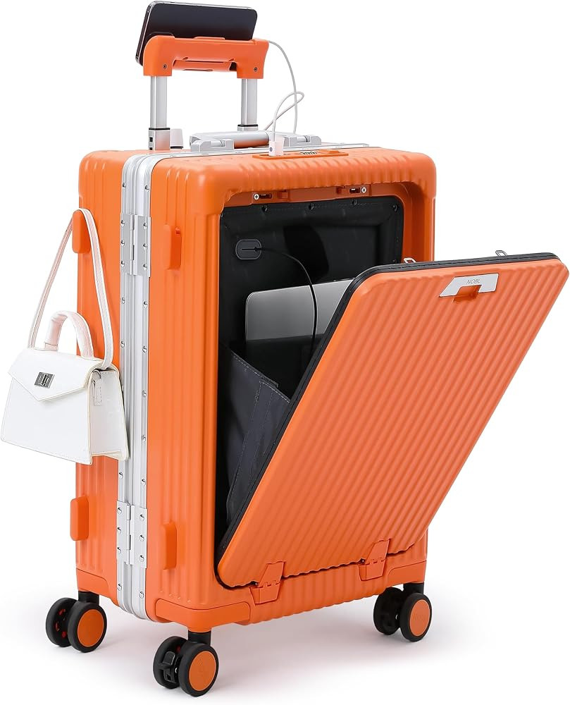 Nobl Travel Carry on Luggage, Zipperless Aluminum Frame, TSA Locks | Amazon (US)