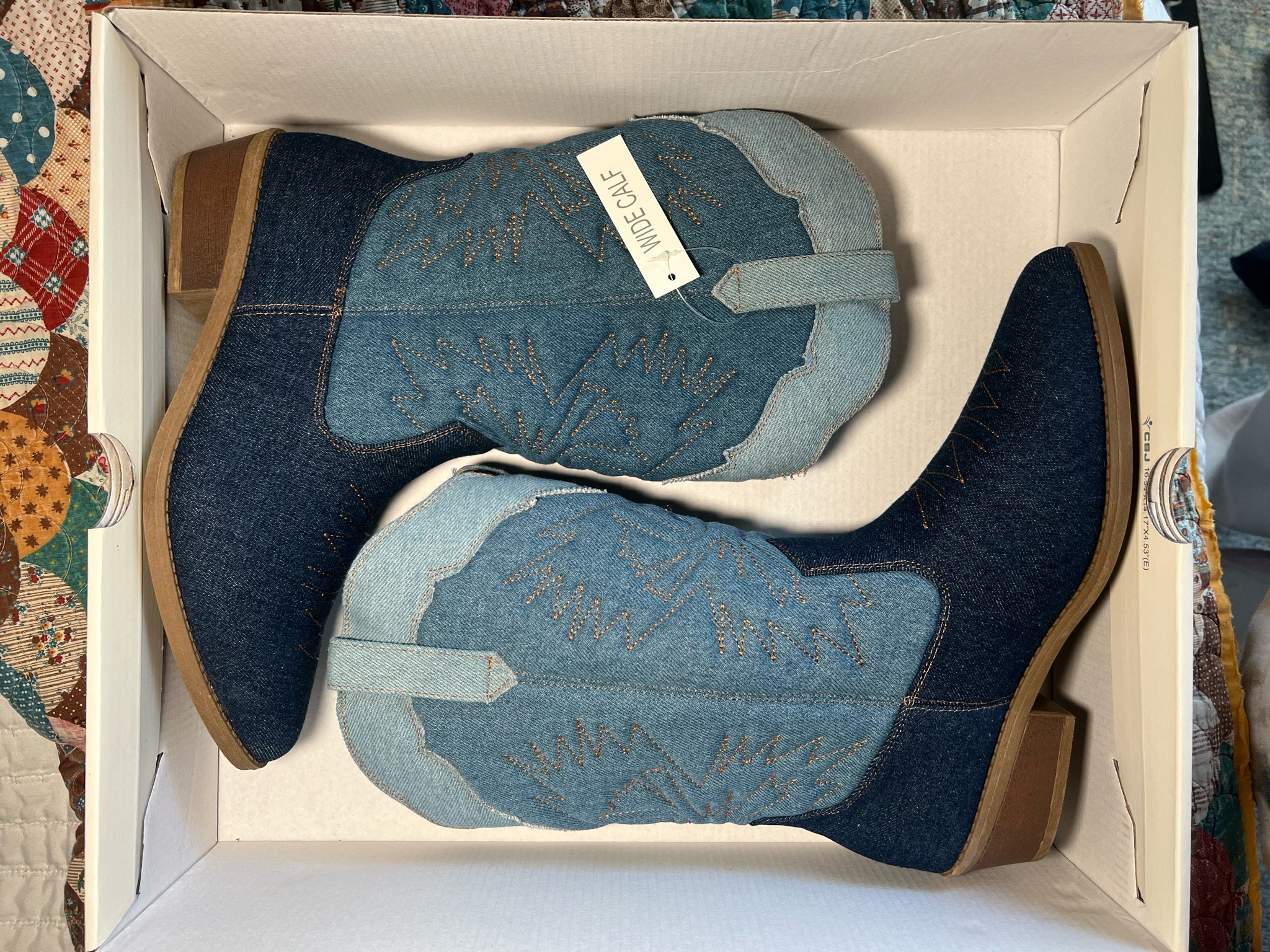 denim boots from Cato!! 🦋🦋🦋 WIDE CALF😍

#LTKplussize #LTKstyletip #LTKfindsunder50