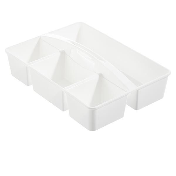 3-Tier Cart Divided Caddies with Handles | The Container Store