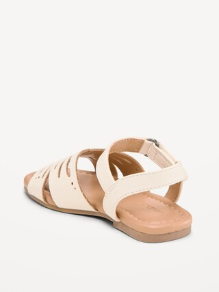 Faux-Leather Sandals for Toddler Girls | Old Navy (US)