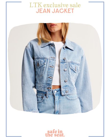 Spring means jean jackets! Check out these ones on sale at Abercrombie with code AFLTK 20% off site wide. 

Spring jacket | jean jacket | denim jacket

#LTKover40 #LTKSpringSale #LTKfindsunder100