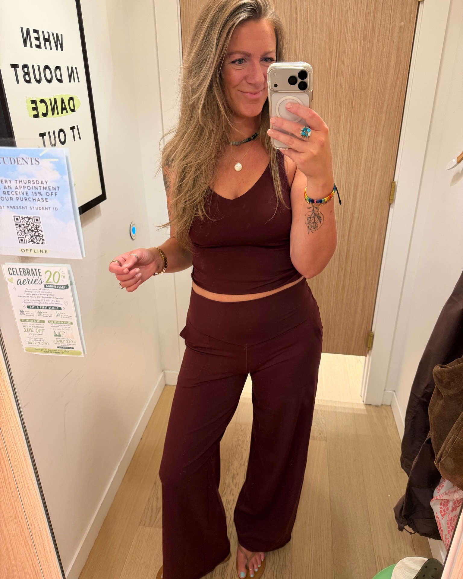 Active tank that’s actually full length (even though it looks cropped in the first pic 😆) large tank, large matching pants and medium black pants

#LTKTall #LTKOver40
